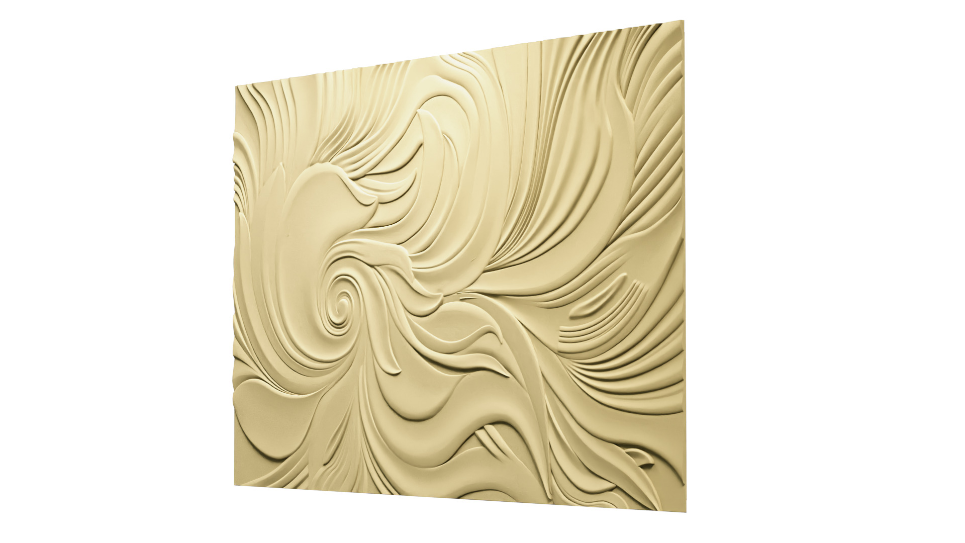 Modern Relief Wall Mural Decor CNC 3D Print 01 3D model_13