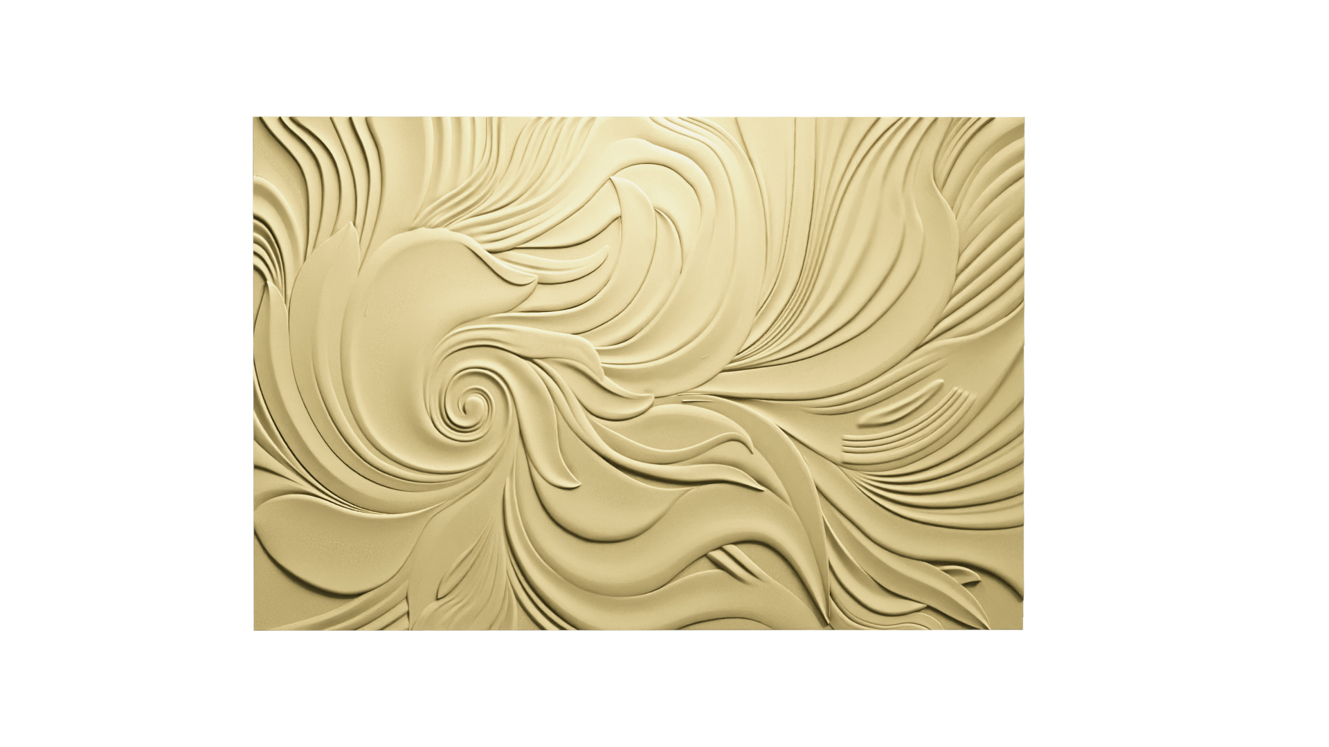 Modern Relief Wall Mural Decor CNC 3D Print 01 3D model_3