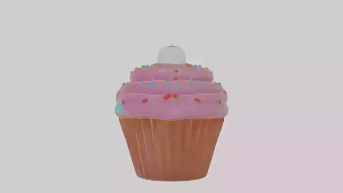 Cartoon Cupcake