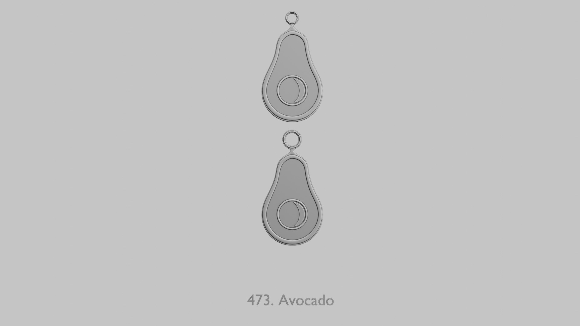 Fruits Pendants Collection Juicy Charm in Every Bite 3D print model_19
