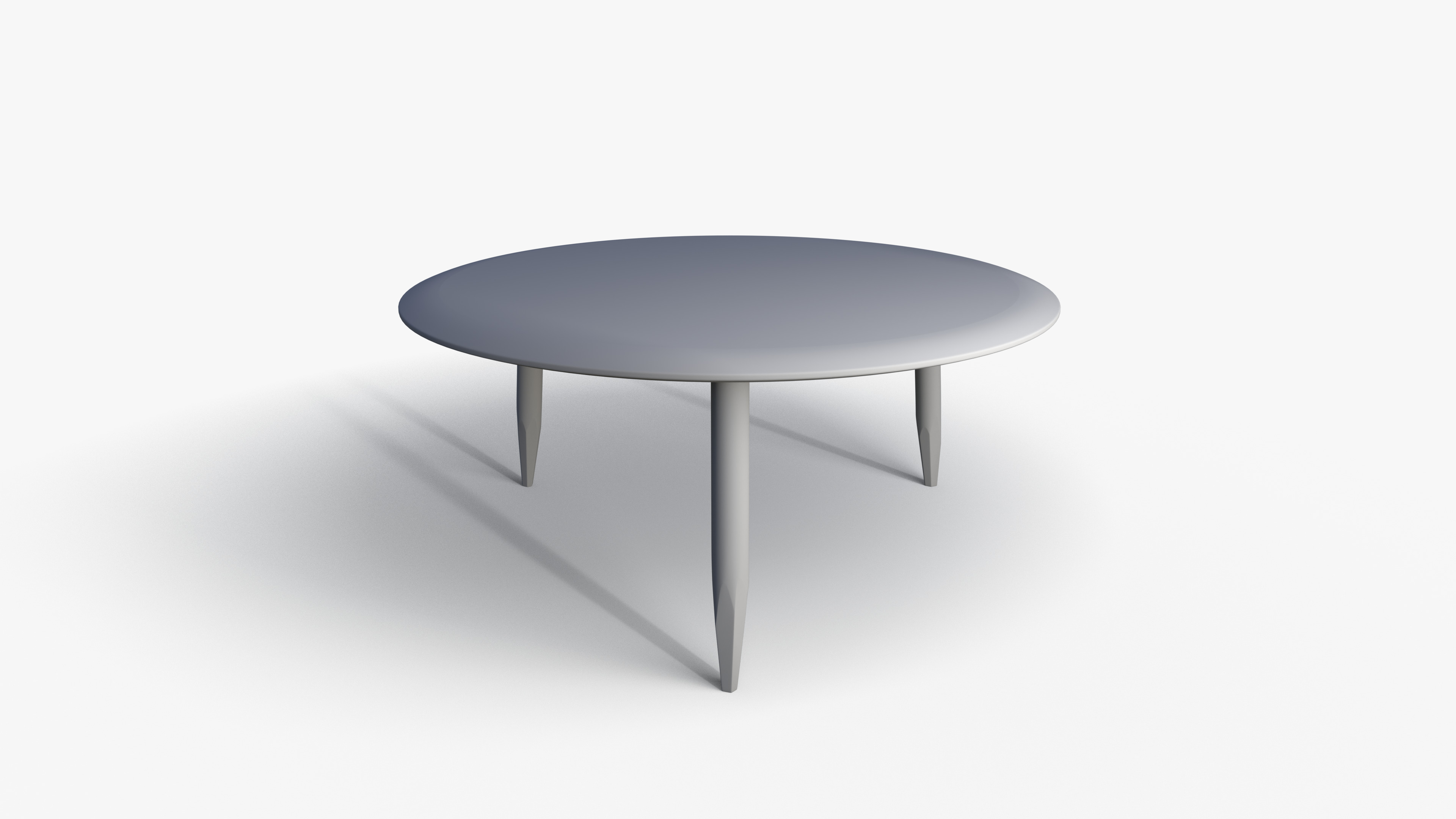 Big Oak Coffee Table Low-poly 3D model_9