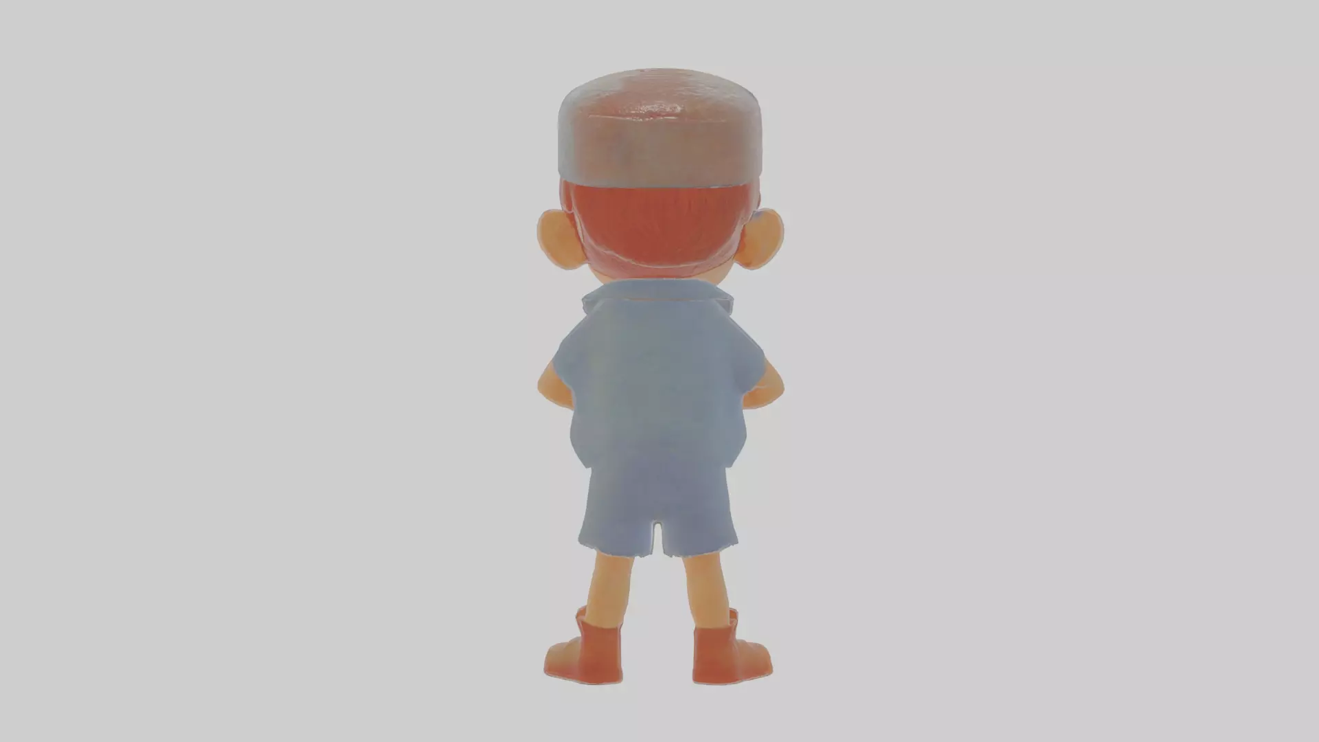 Cartoon Dipper Low-poly 3D model_0
