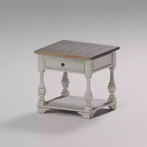 Classic wooden side table