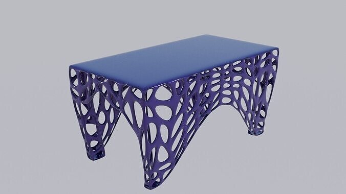  Coffee Table Low-poly 3D model