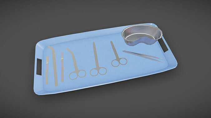 Medical Tools  Low-poly 3D model