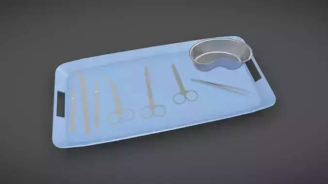 Medical Tools  Low-poly 3D model