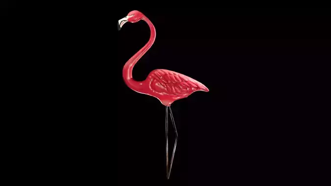 Plastic Flamingo