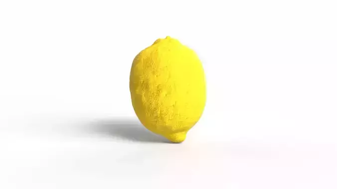 Lemon Low-poly 3D model