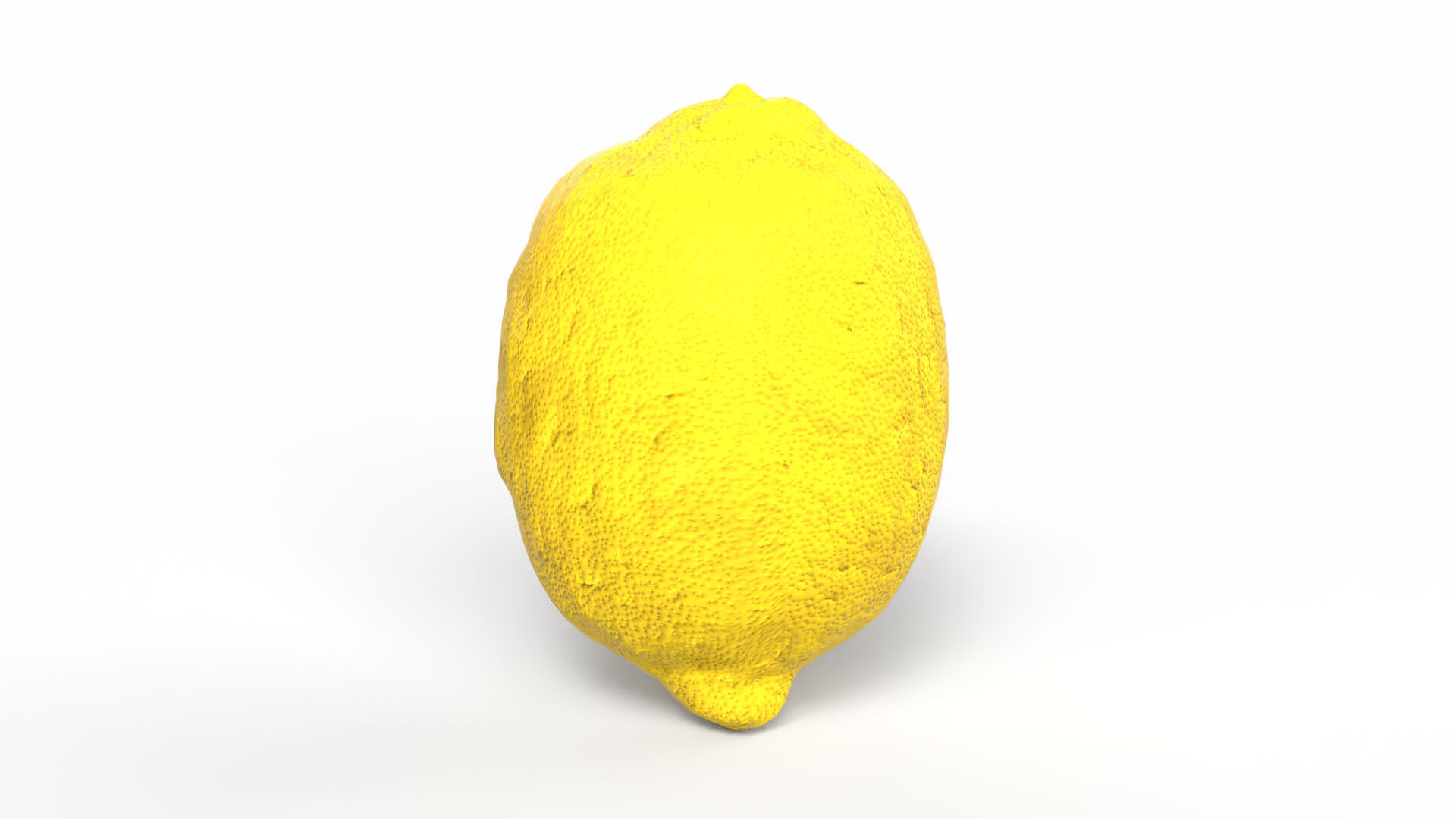 Lemon Low-poly 3D model_2
