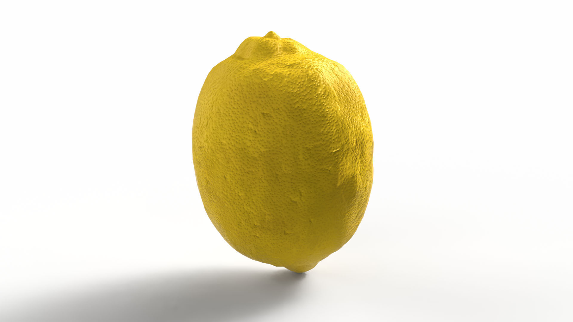 Lemon Low-poly 3D model_8
