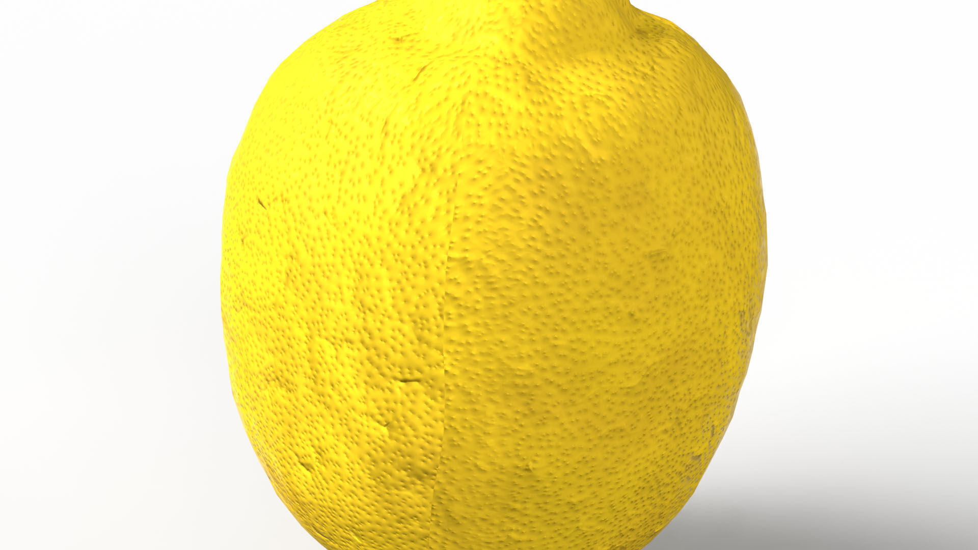 Lemon Low-poly 3D model_12