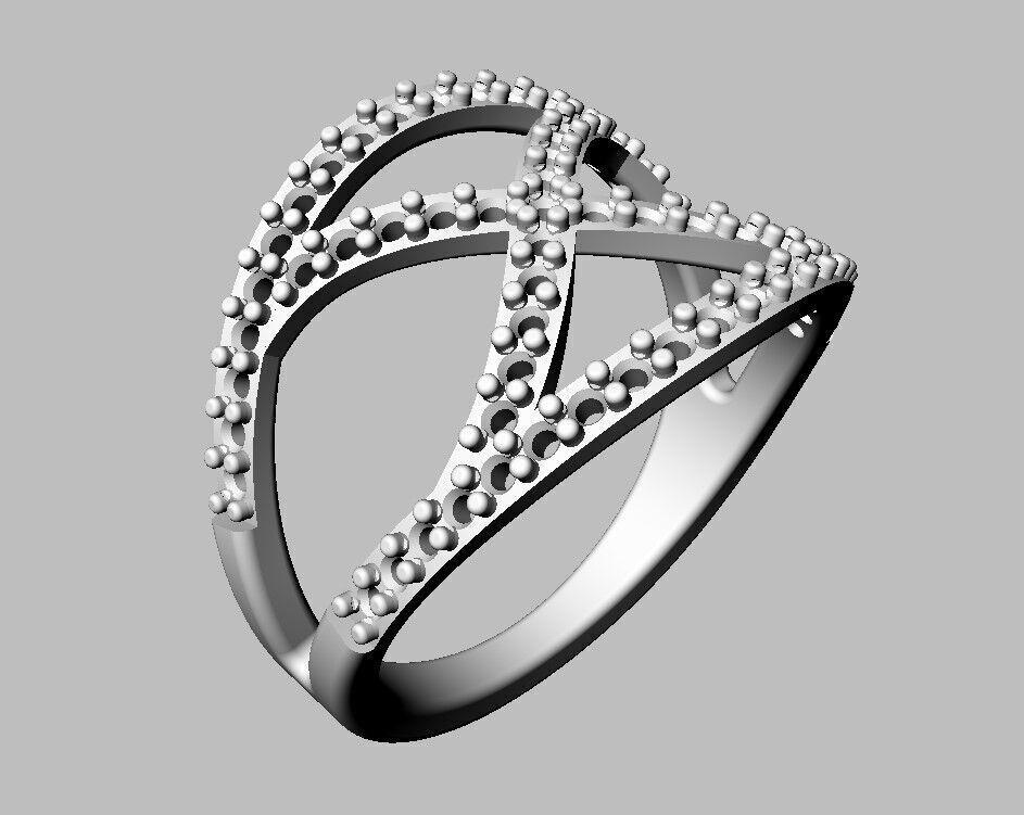 Diamond Ring 3D print model_7