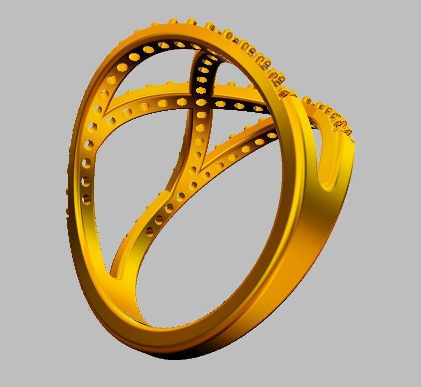 Diamond Ring 3D print model_17