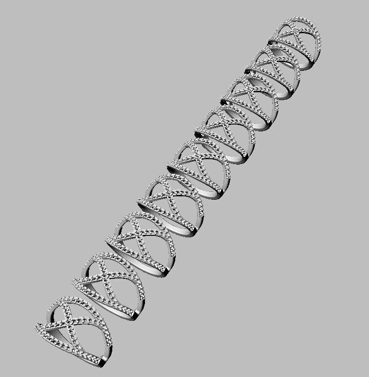 Diamond Ring 3D print model_5