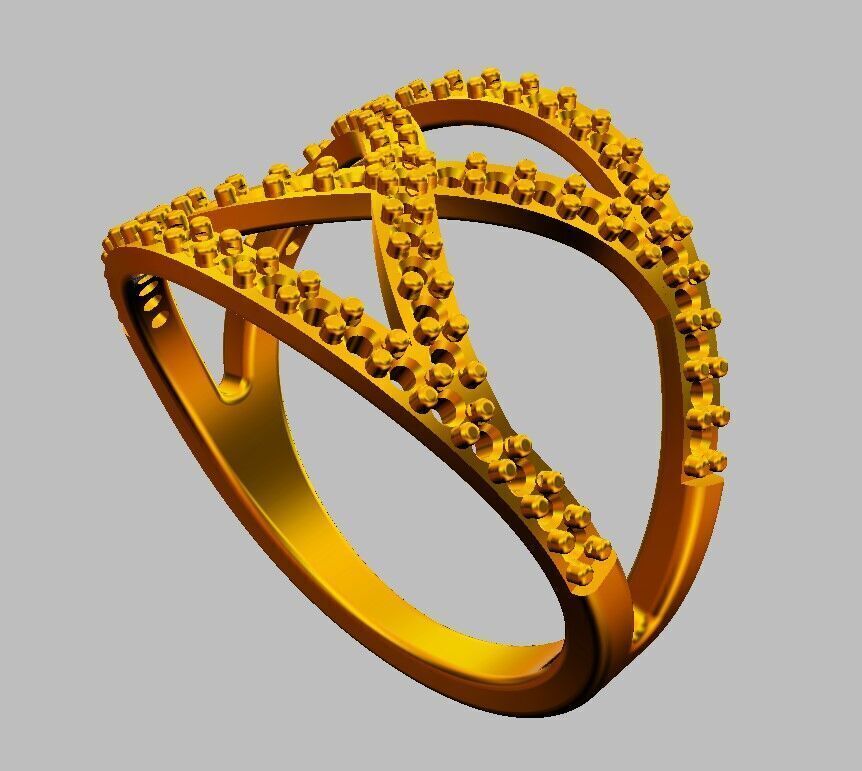 Diamond Ring 3D print model_14