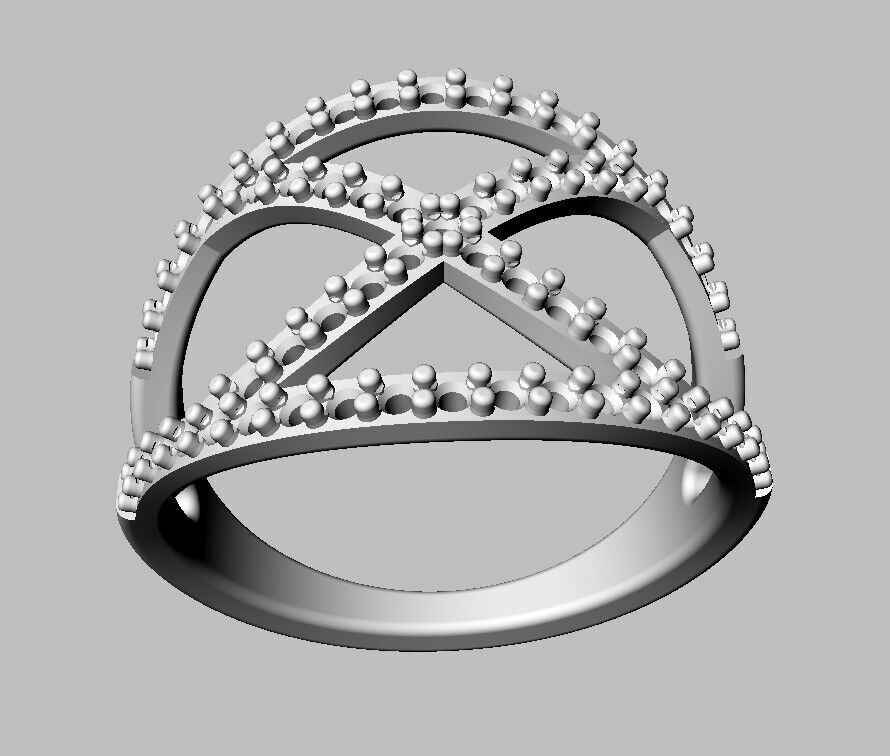 Diamond Ring 3D print model_6