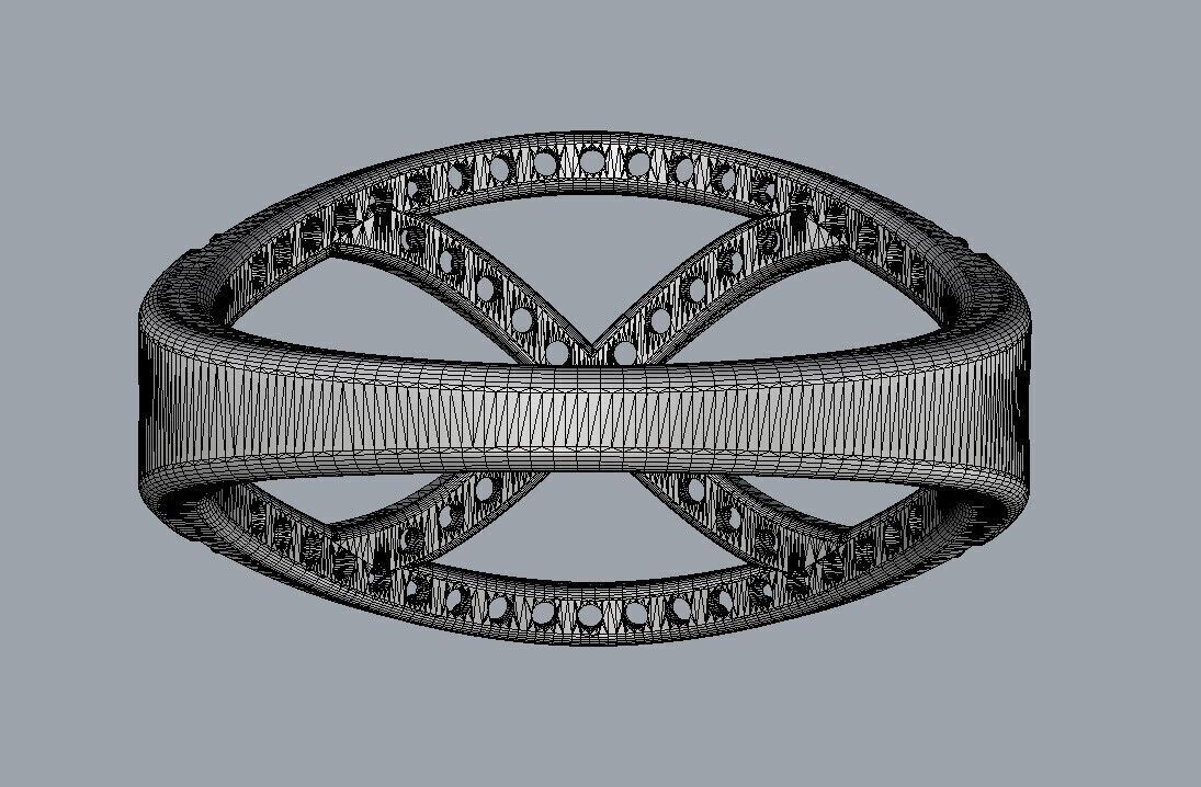 Diamond Ring 3D print model_25