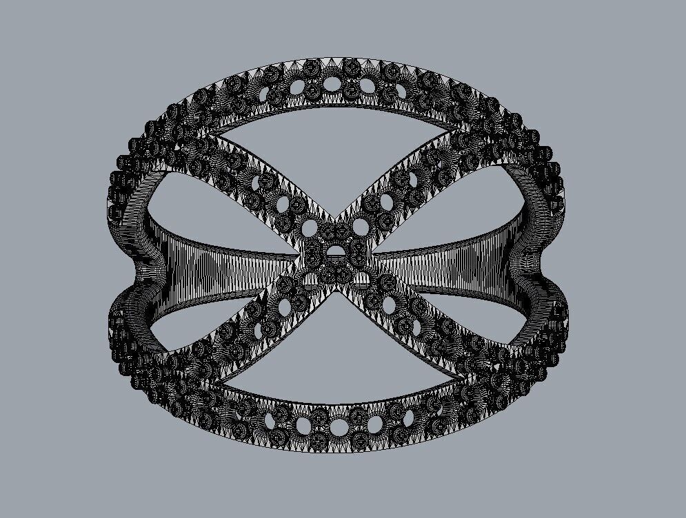 Diamond Ring 3D print model_20