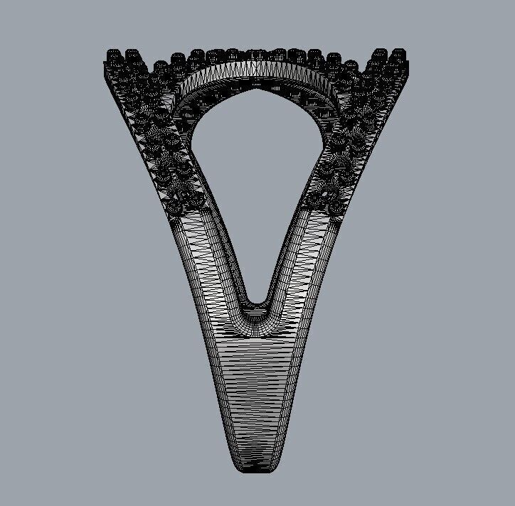 Diamond Ring 3D print model_21