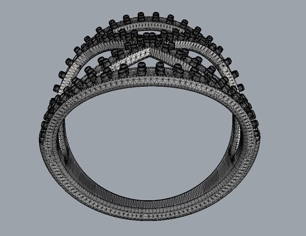 Diamond Ring 3D print model_22