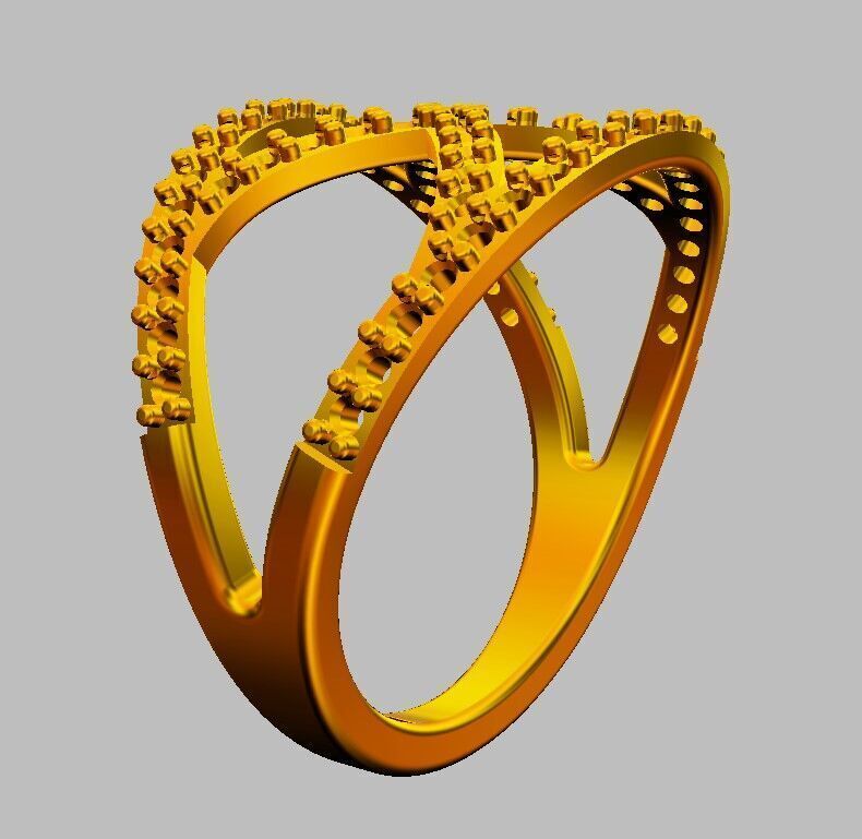Diamond Ring 3D print model_16