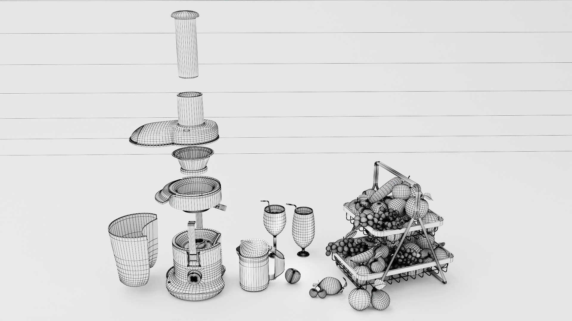 Juicer Low-poly 3D model_12