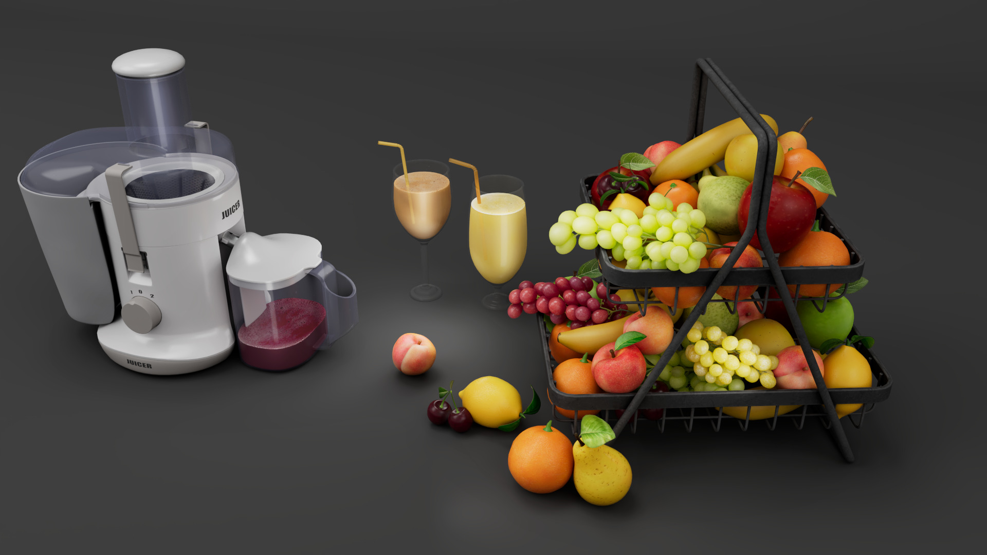 Juicer Low-poly 3D model_11