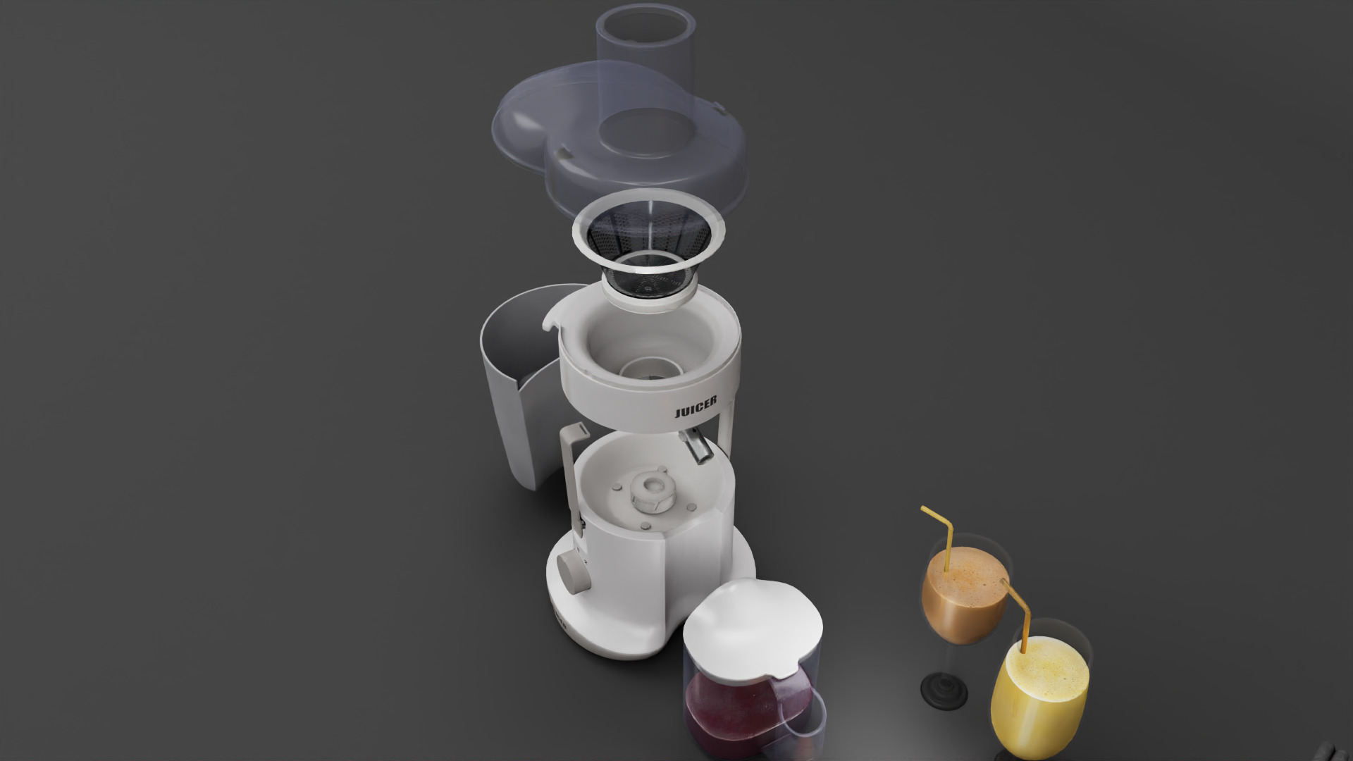 Juicer Low-poly 3D model_7