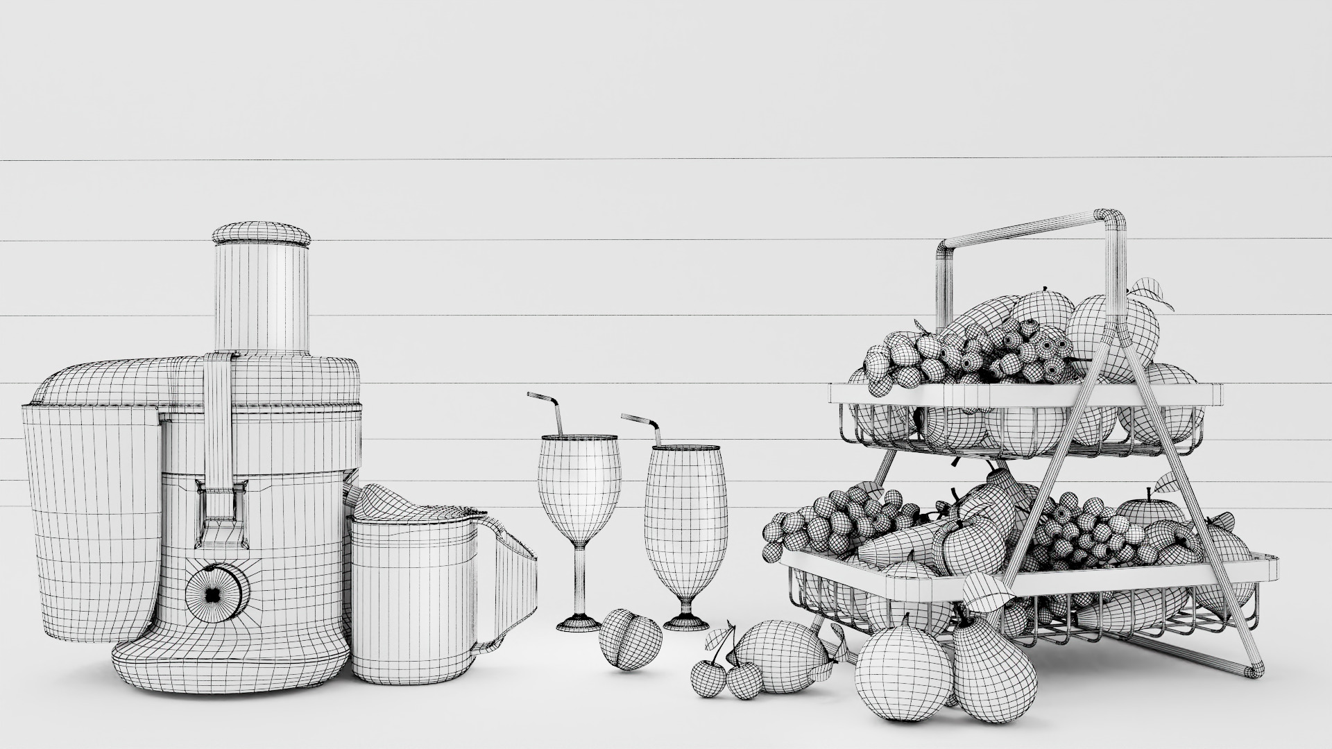 Juicer Low-poly 3D model_15