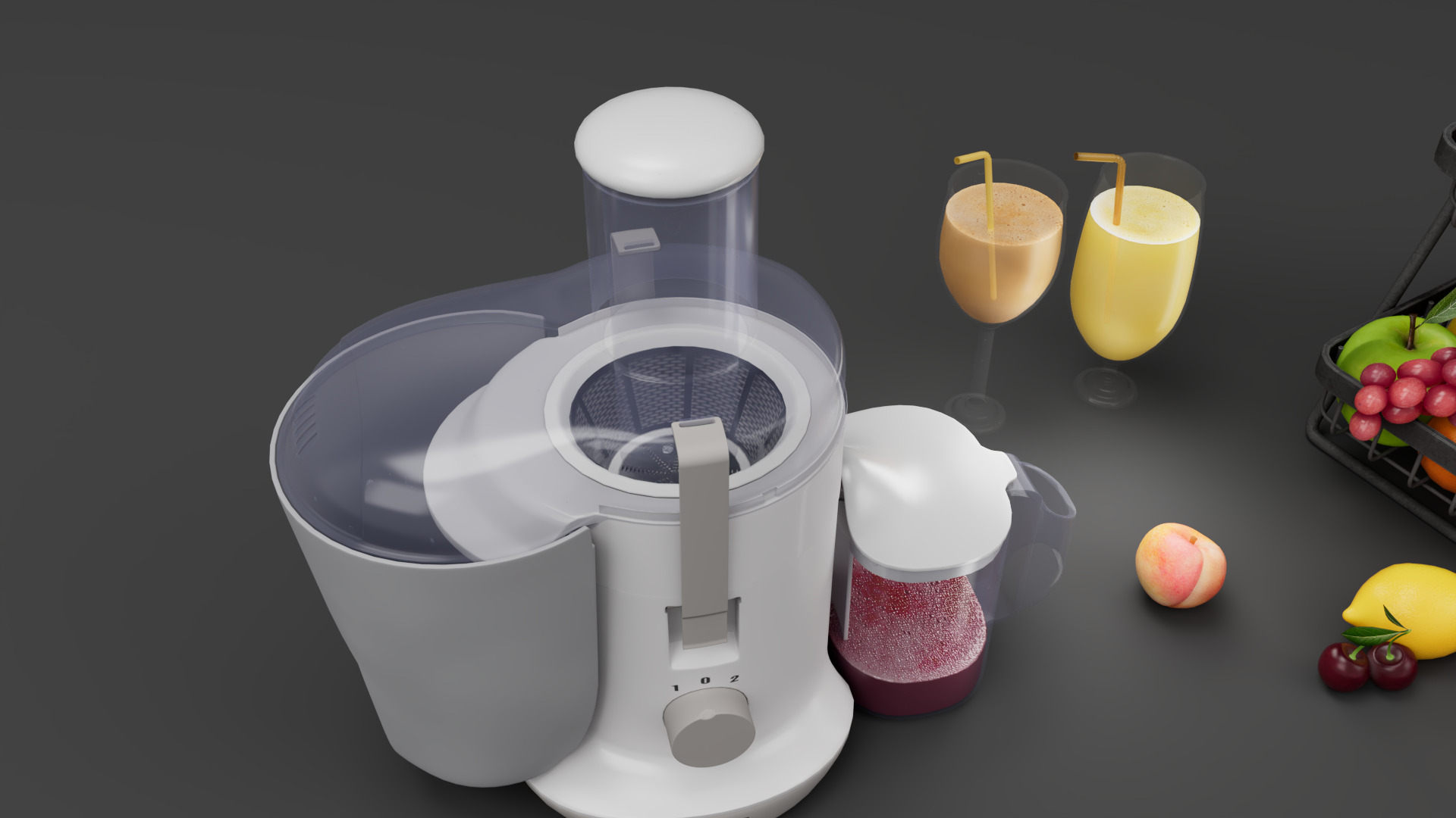 Juicer Low-poly 3D model_10