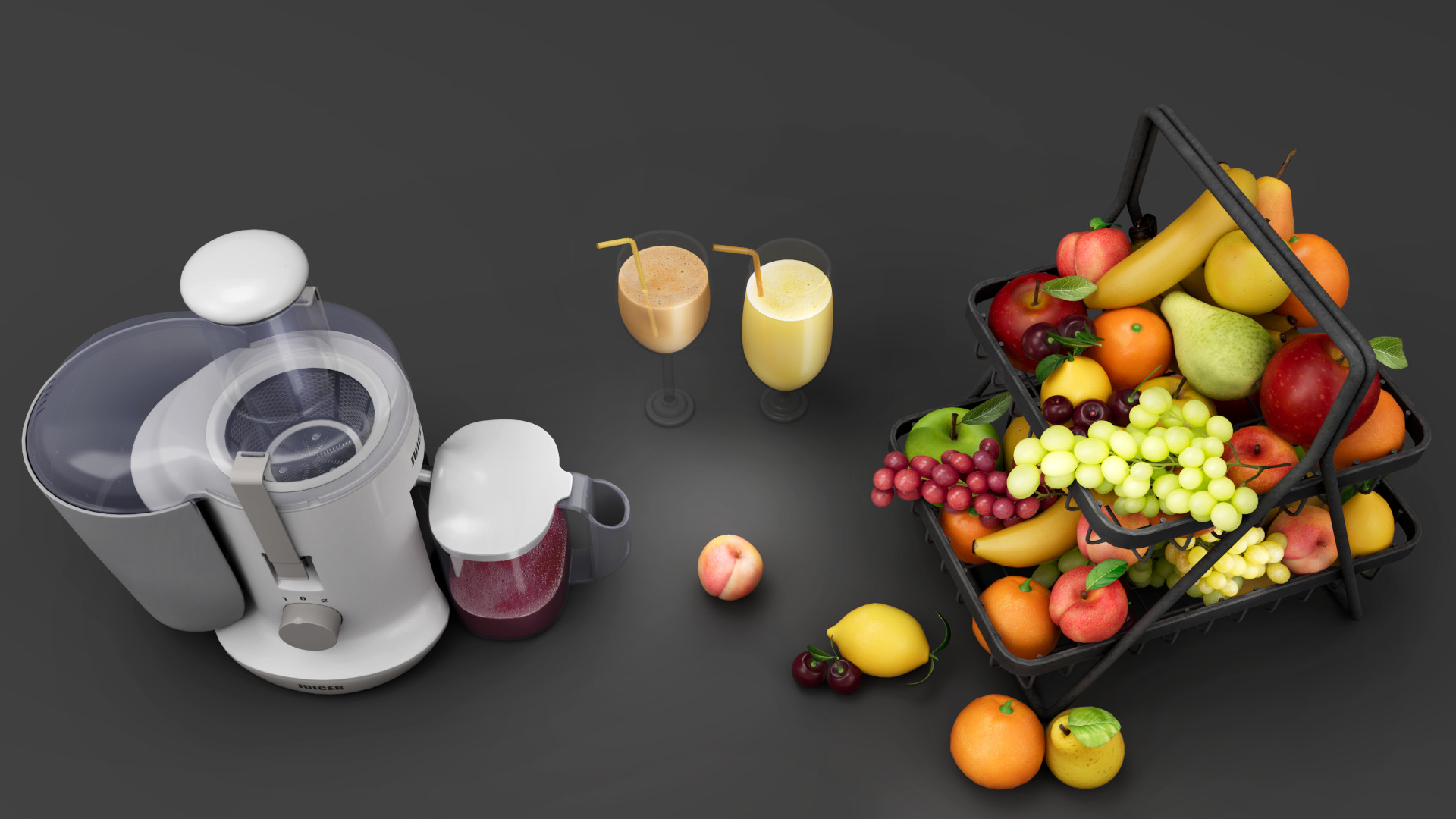 Juicer Low-poly 3D model_5