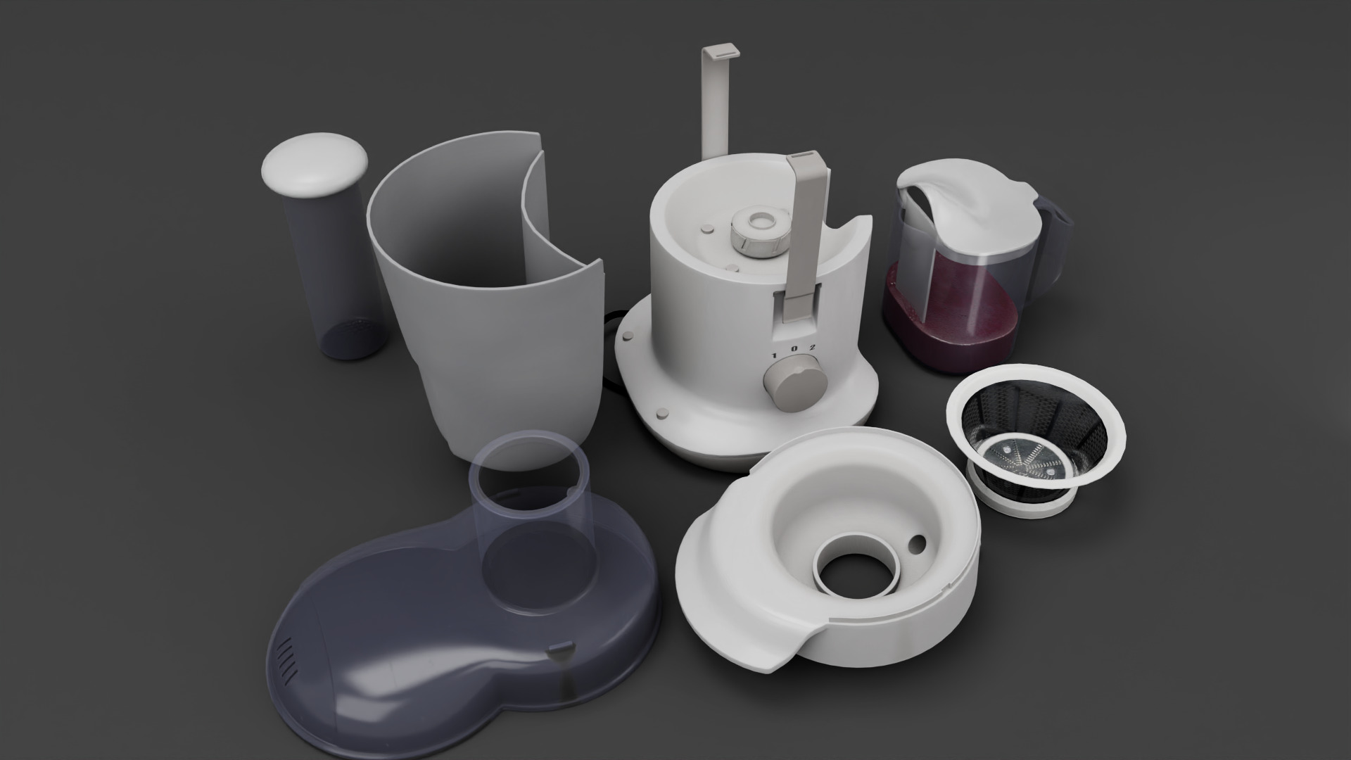 Juicer Low-poly 3D model_3
