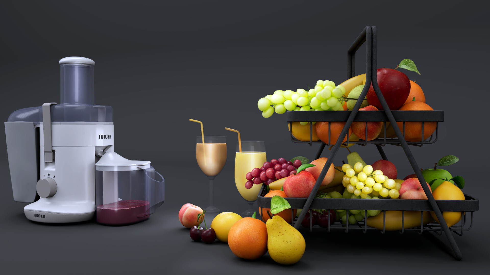 Juicer Low-poly 3D model_4