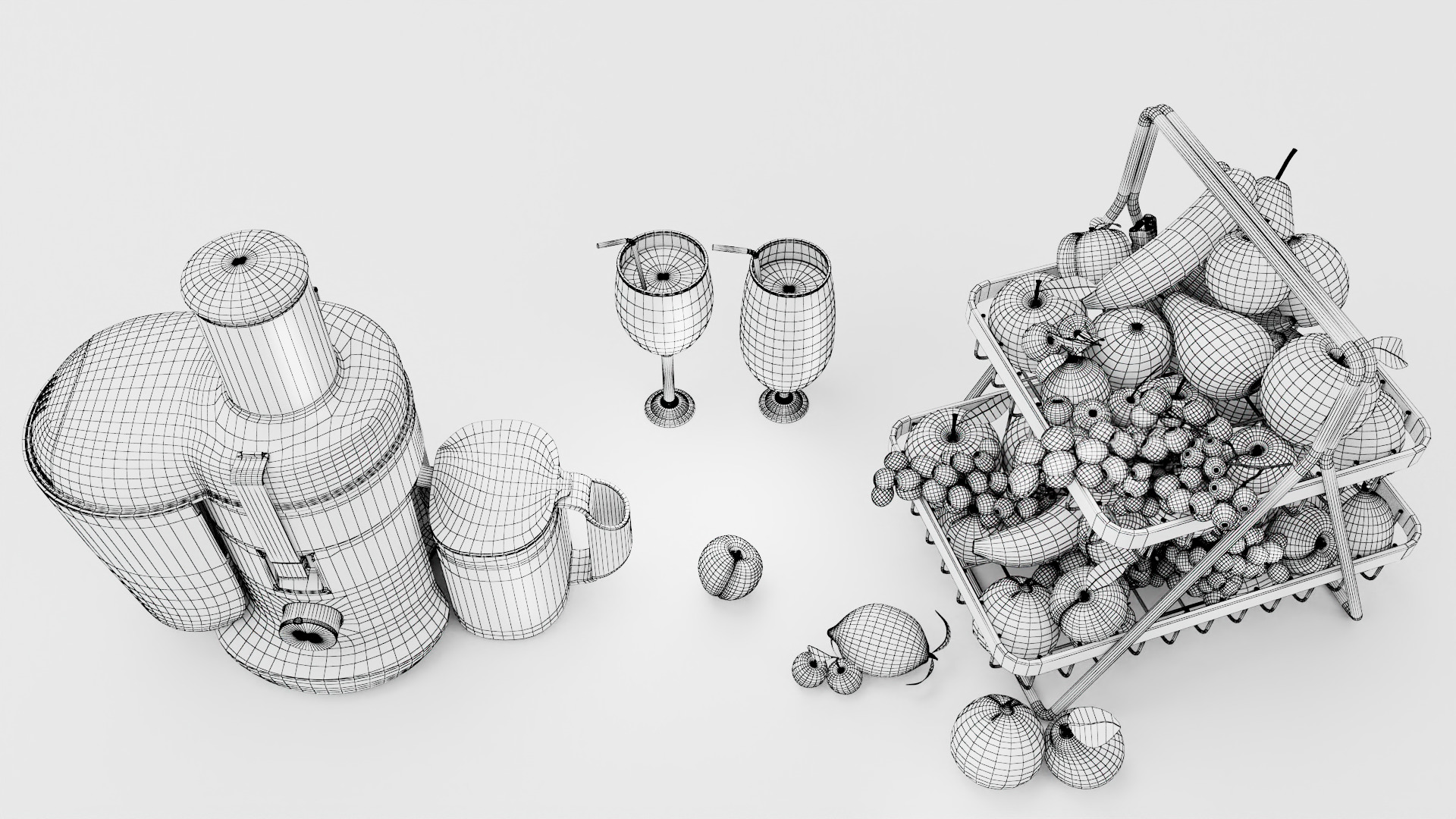 Juicer Low-poly 3D model_13