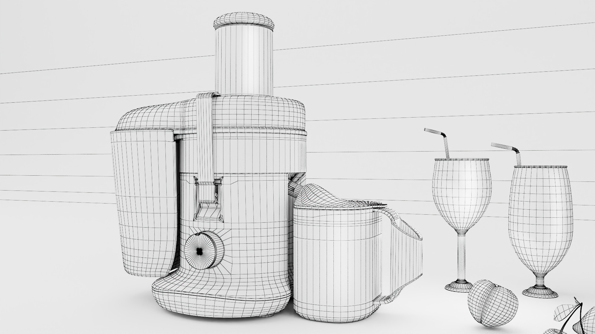 Juicer Low-poly 3D model_14