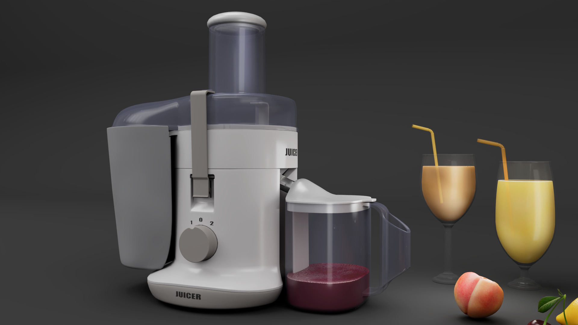 Juicer Low-poly 3D model_8