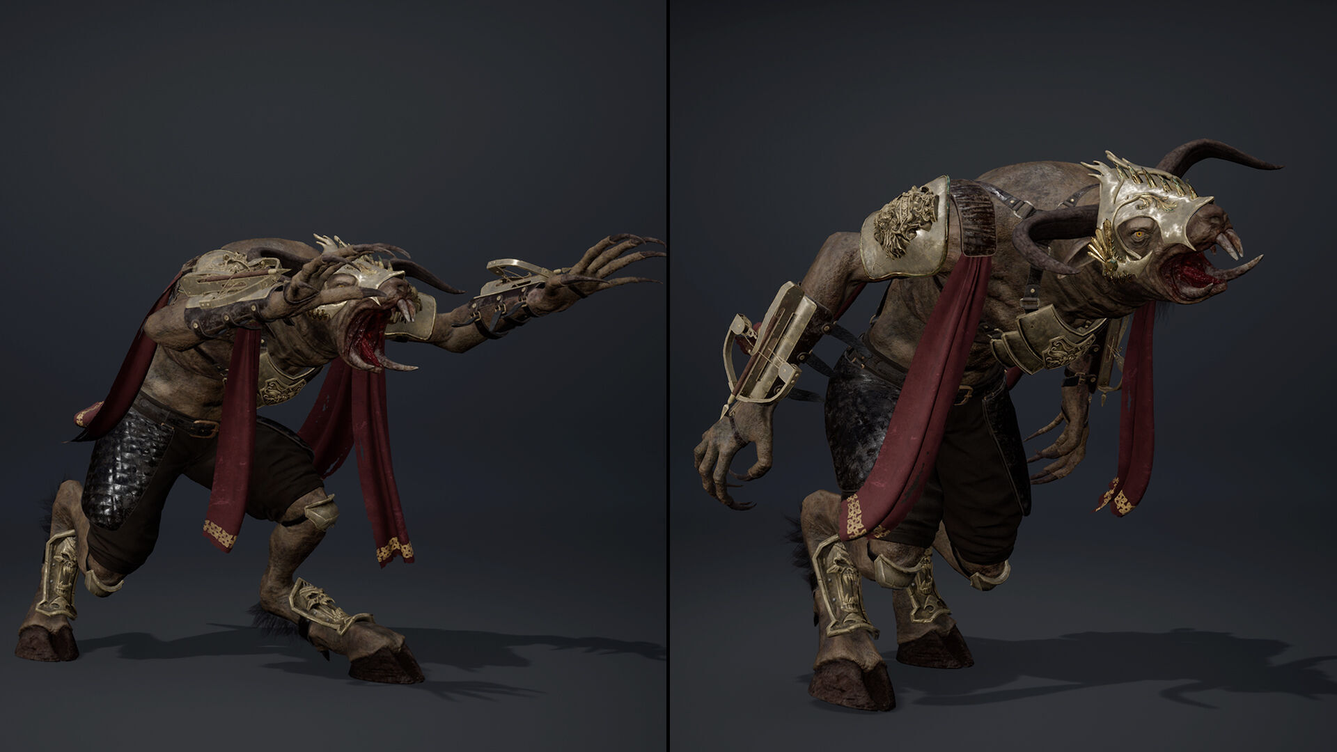 Dread Spearman Arm2 Low-poly 3D model_14