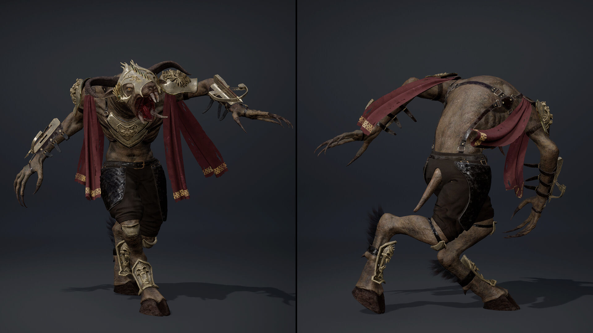 Dread Spearman Arm2 Low-poly 3D model_13