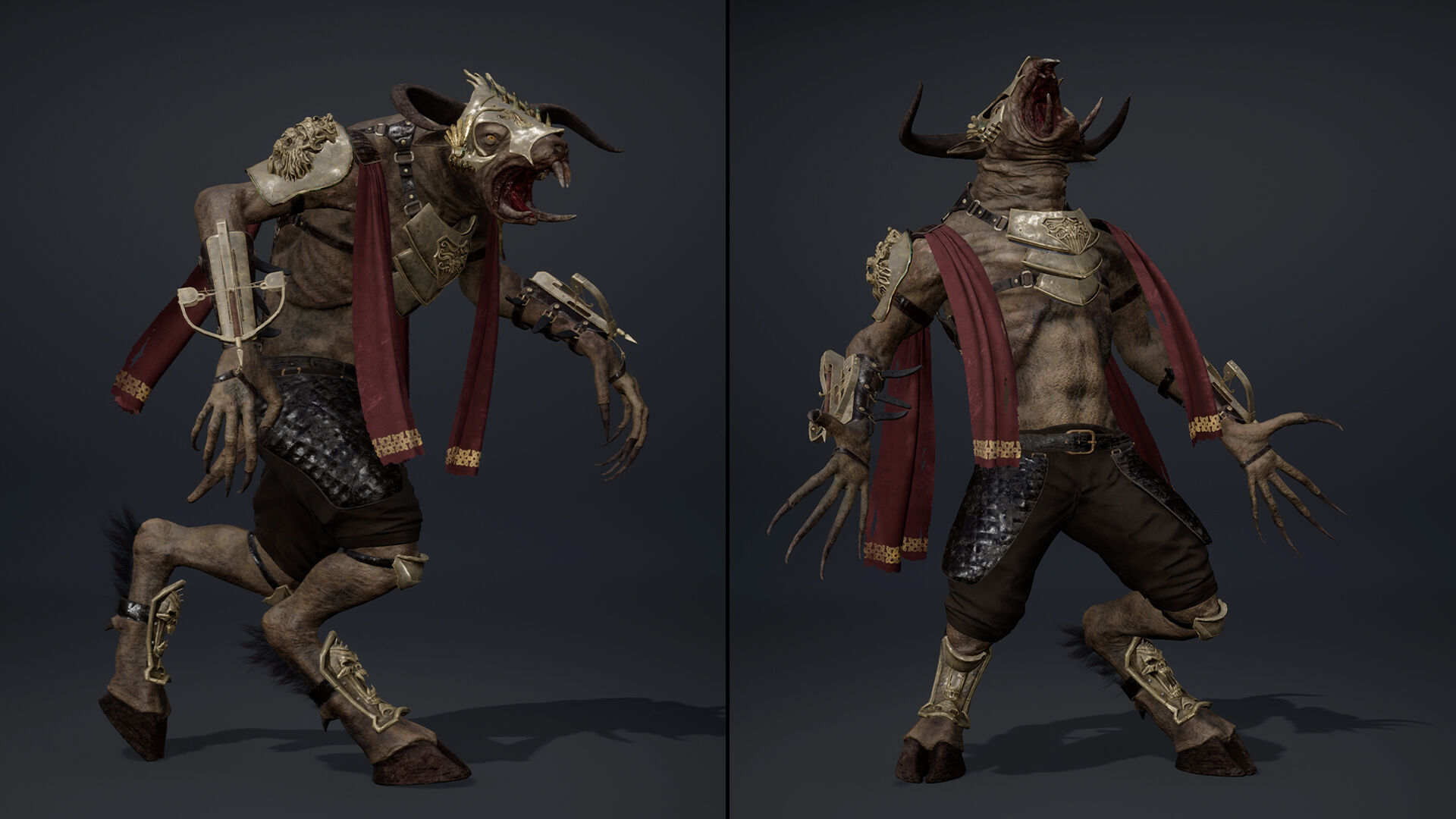 Dread Spearman Arm2 Low-poly 3D model_15