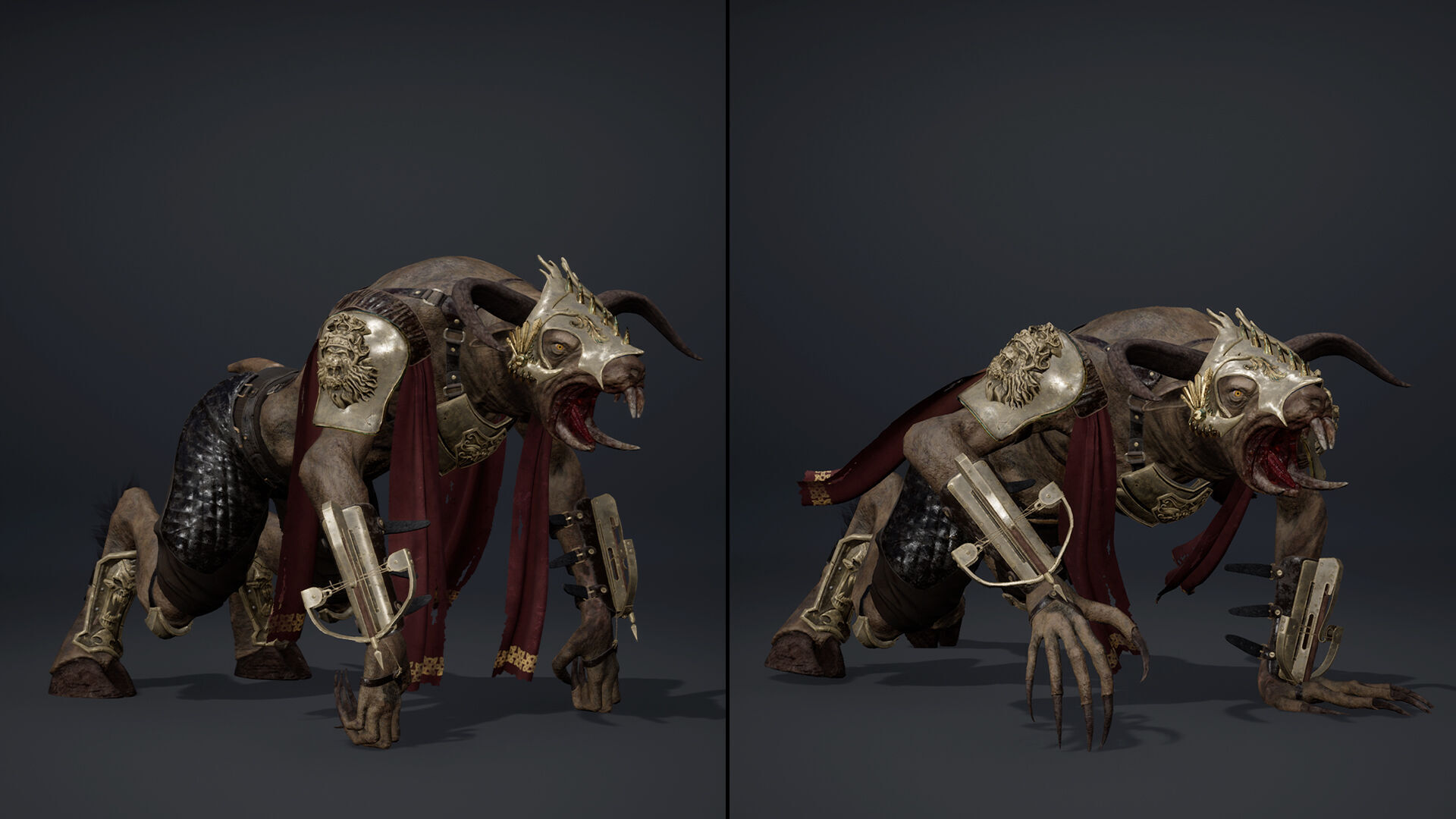 Dread Spearman Arm2 Low-poly 3D model_12