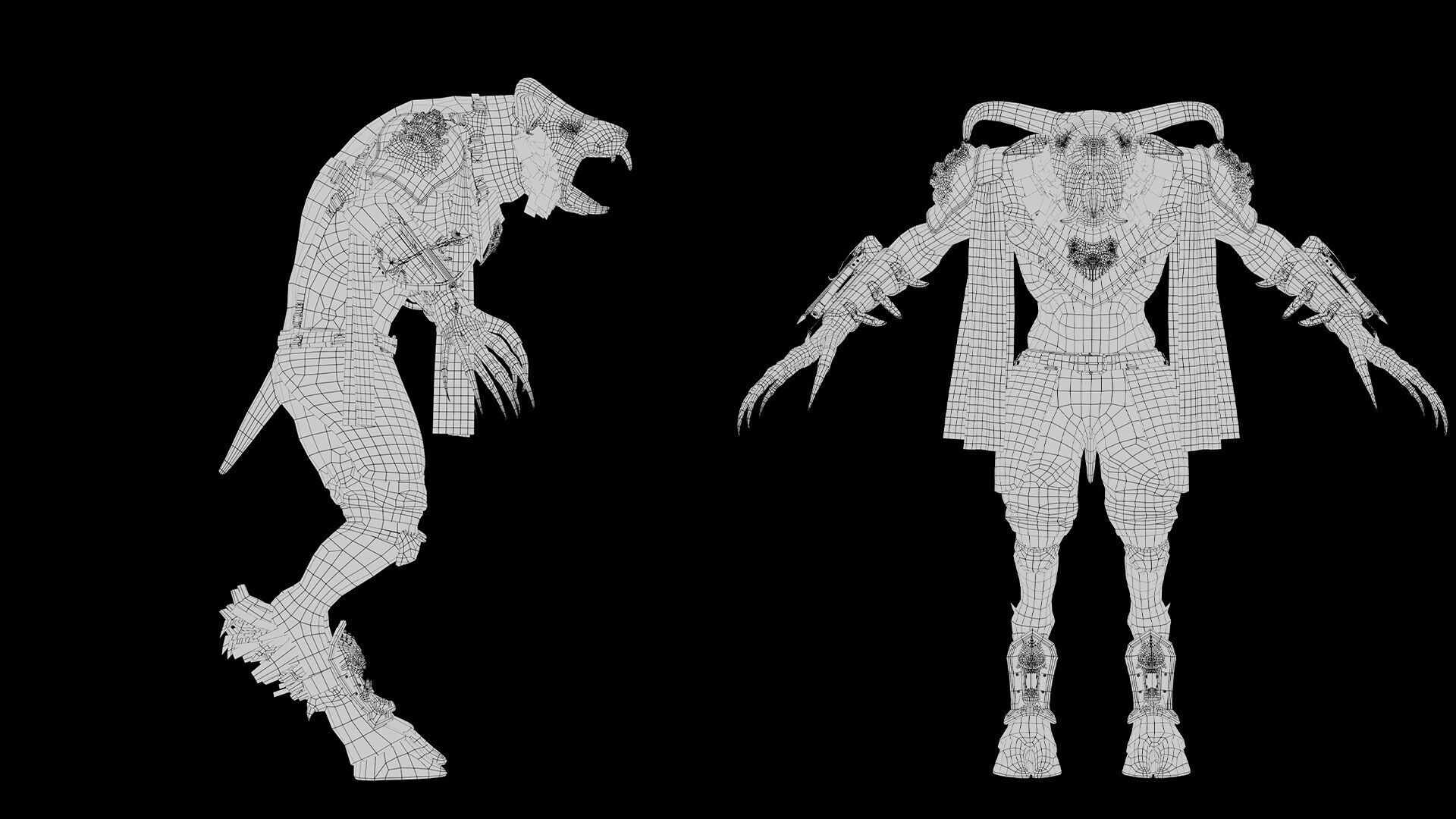 Dread Spearman Arm2 Low-poly 3D model_17