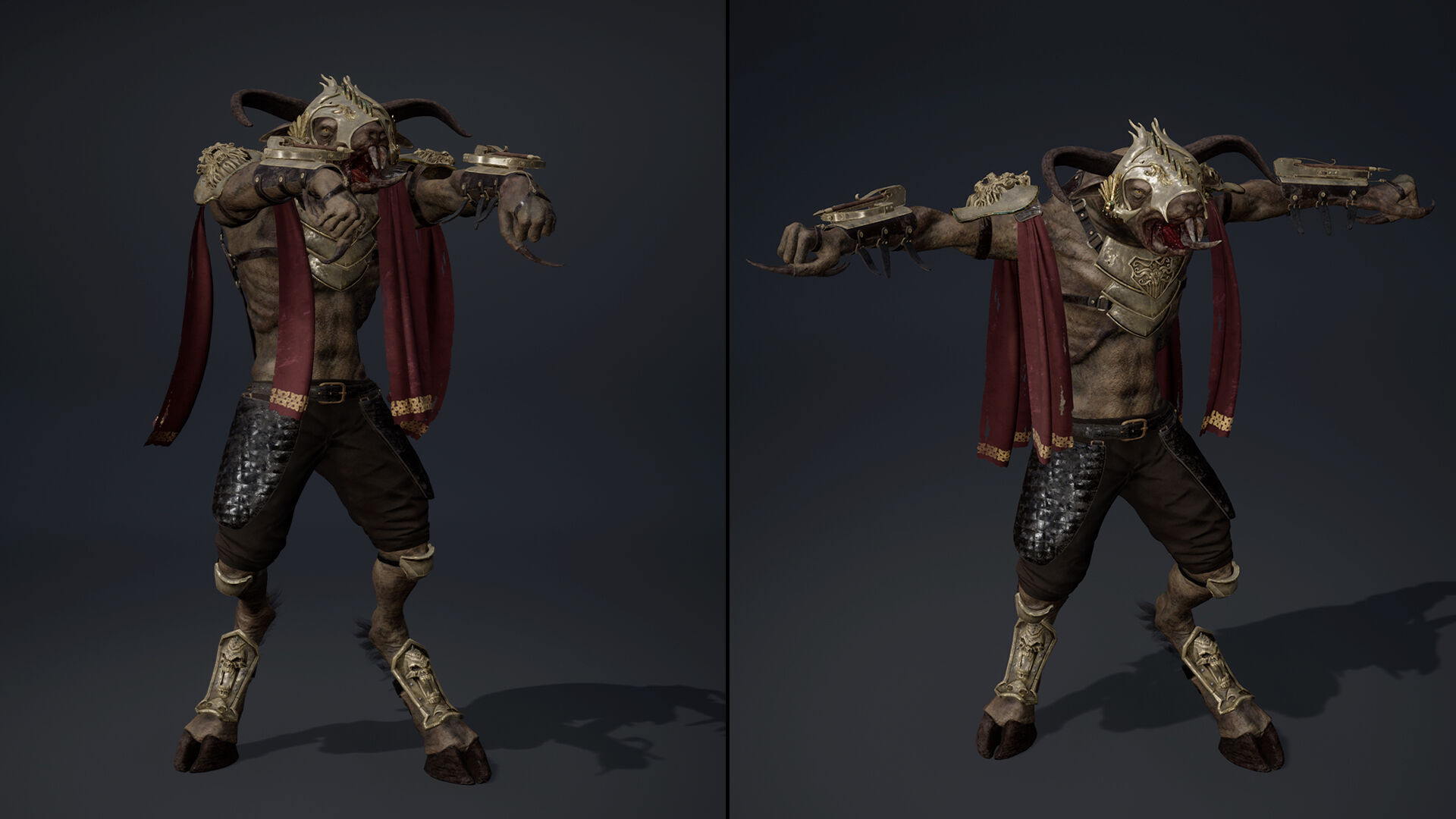 Dread Spearman Arm2 Low-poly 3D model_9