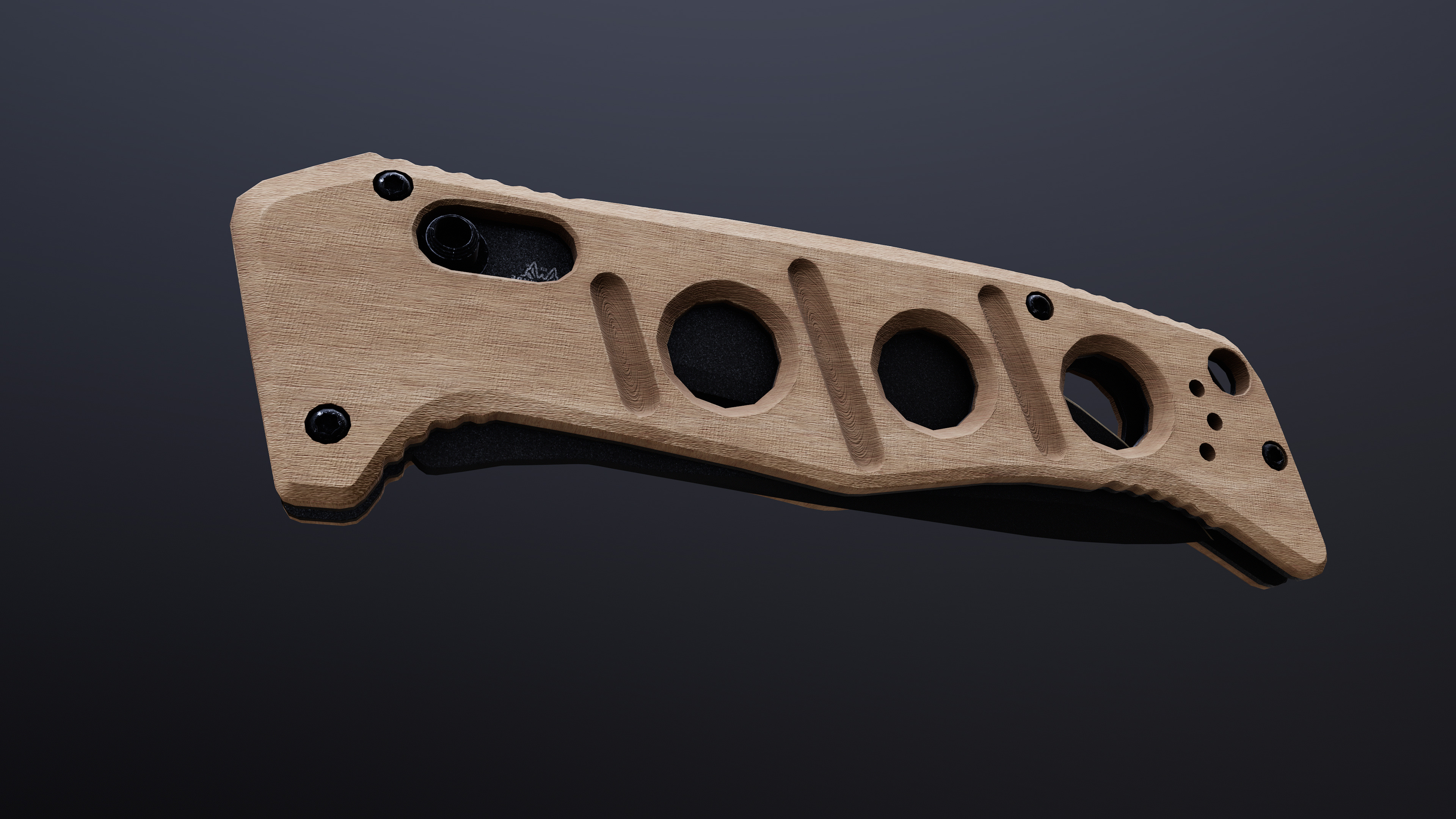 Benchmade Knives Free low-poly 3D model_2