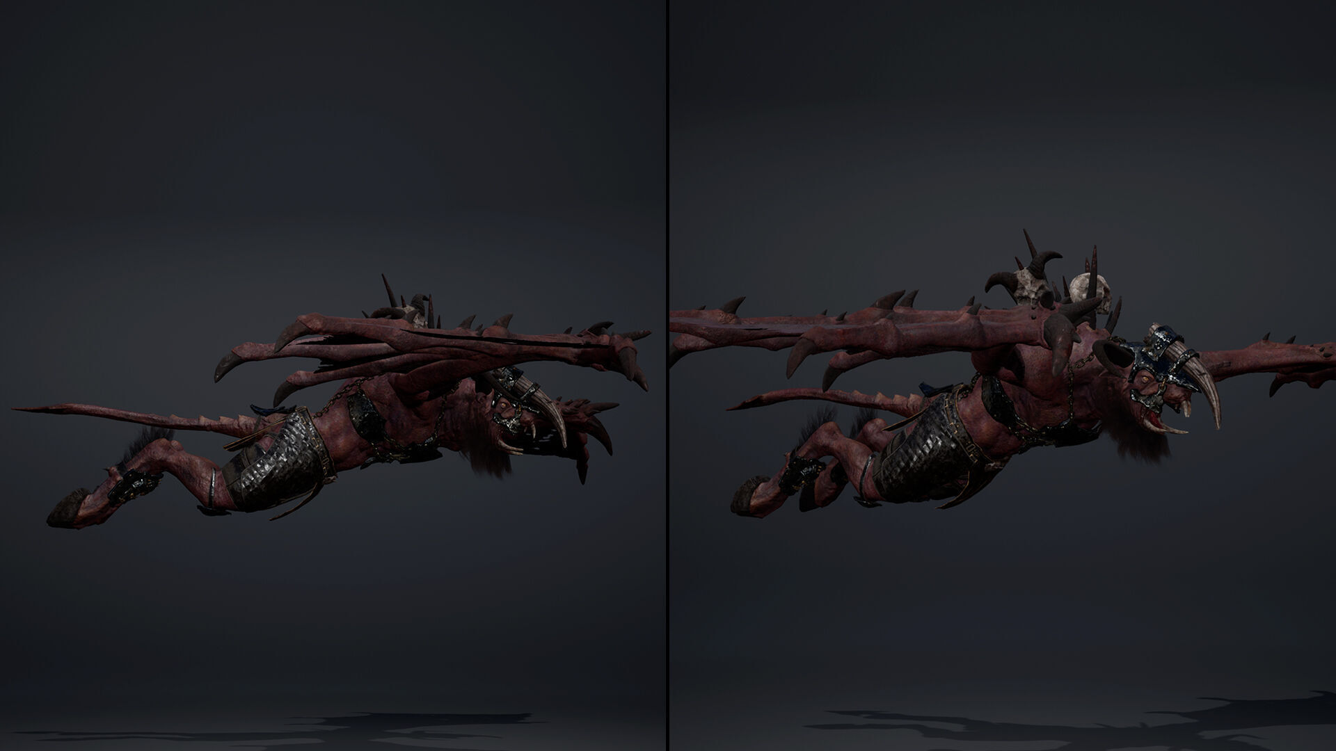 Dread Brutal Wing2 Low-poly 3D model_13