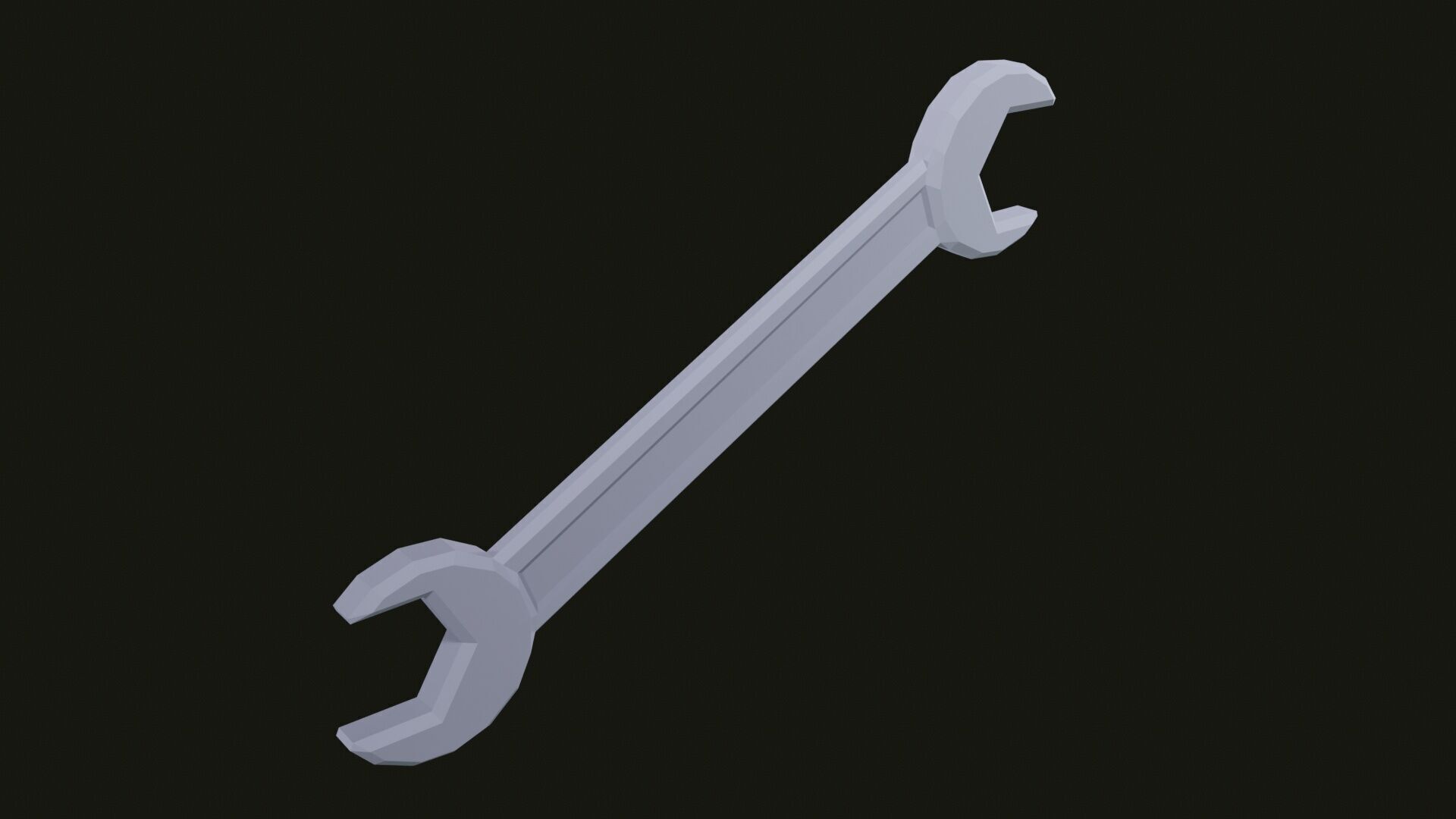 Low Poly Tool Box with Tools  Low-poly 3D model_6