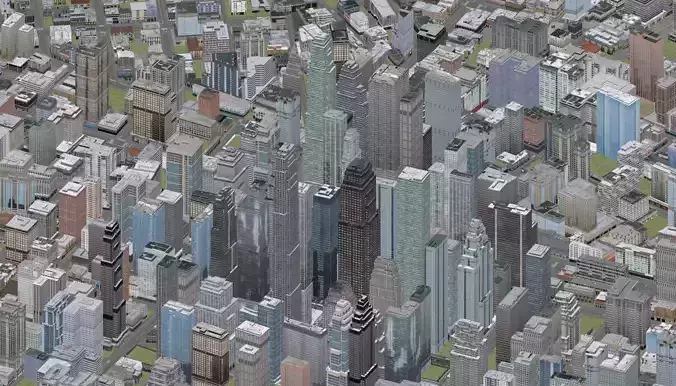 Highresolution city model groups