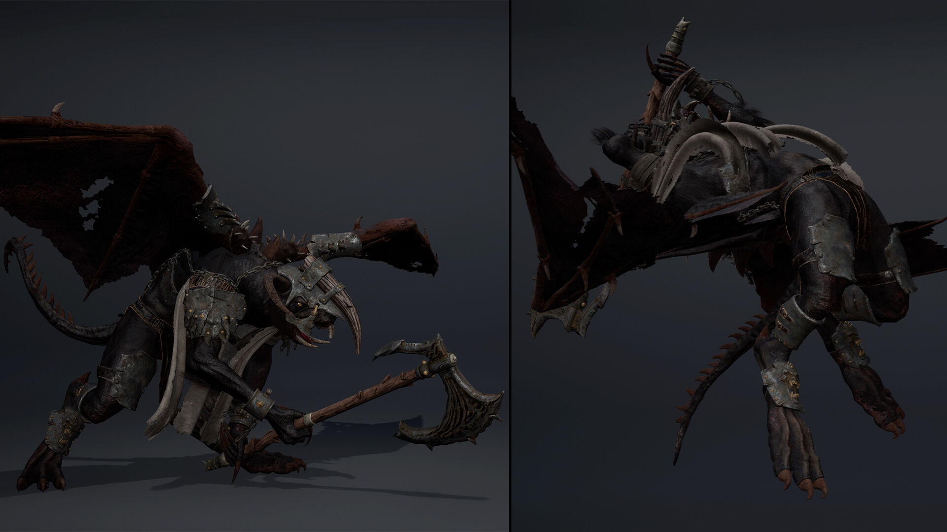 Dread Brutal ArmWing Low-poly 3D model_18