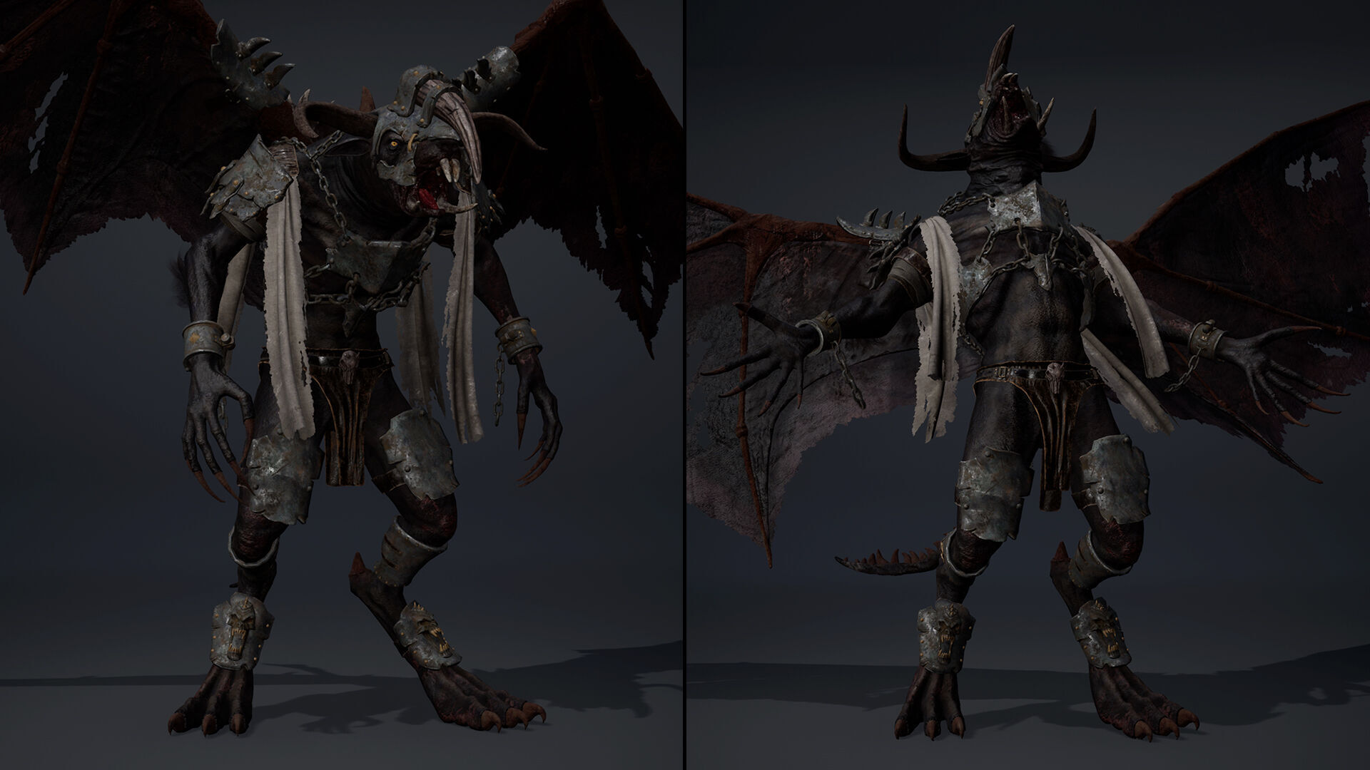 Dread Brutal ArmWing Low-poly 3D model_19