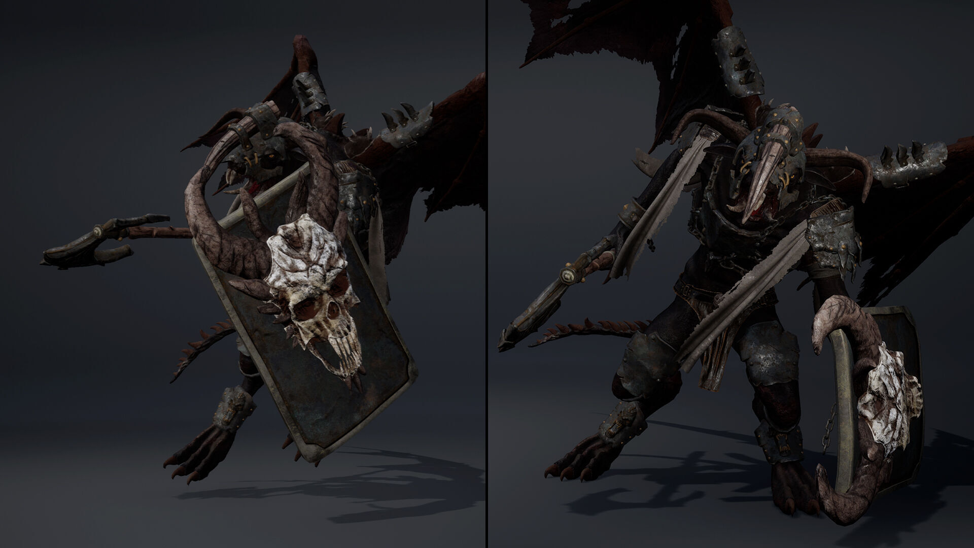 Dread Brutal ArmWing Low-poly 3D model_15