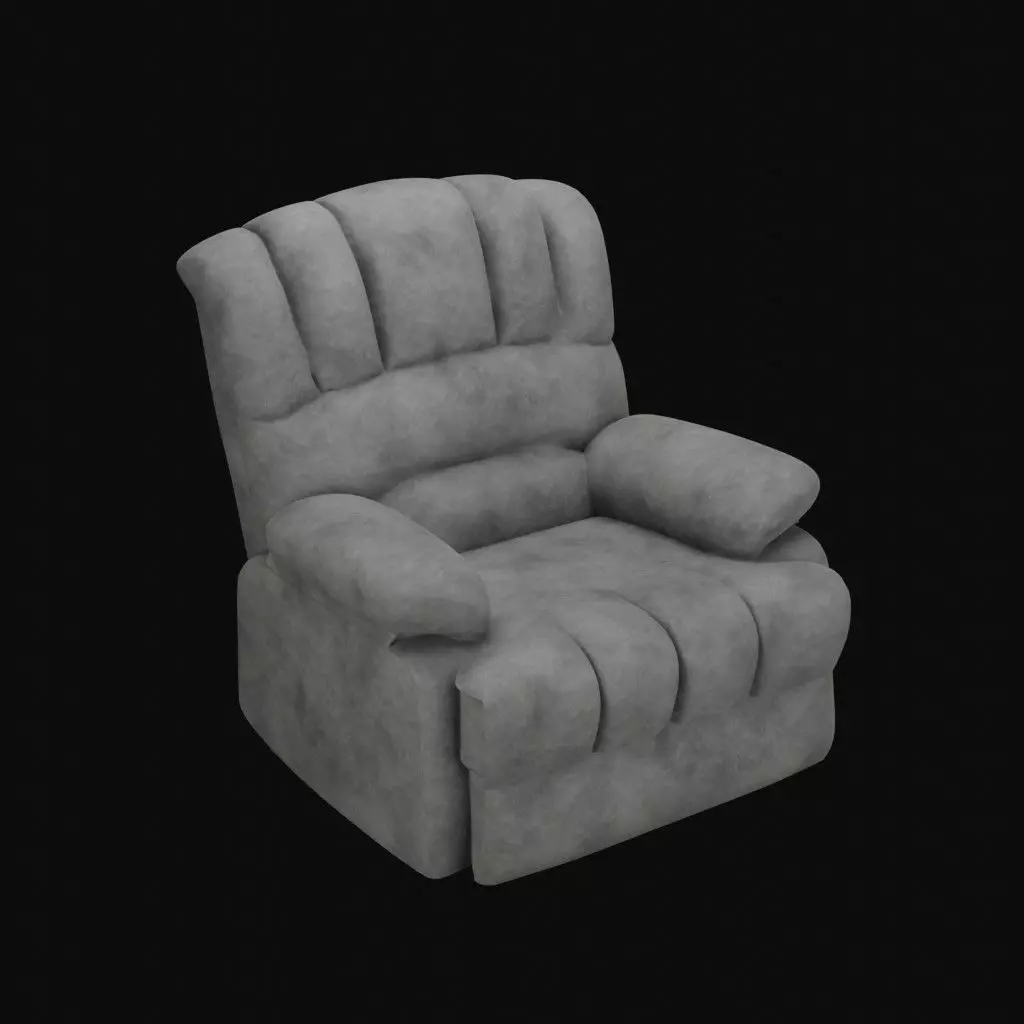 Oversized Recliner Chair 3D model